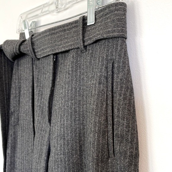 Aritzia Wilfred Wool Cashmere Tie Front Pant Size 2 Grey - Picture 5 of 11